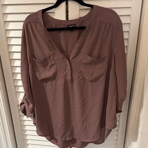 TORRID Women's Dusty Rose Blouse